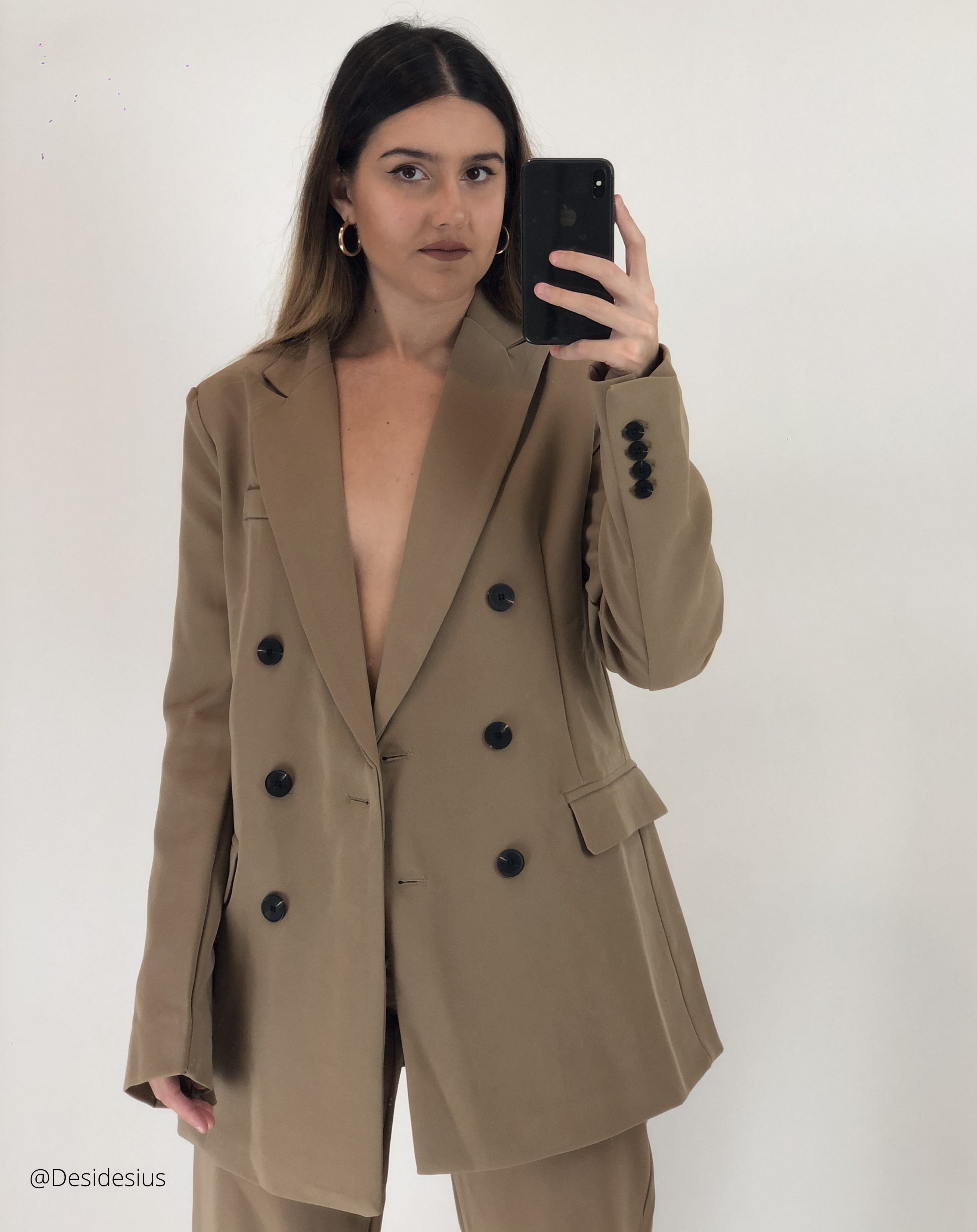 DOUBLE BREASTED BLAZER