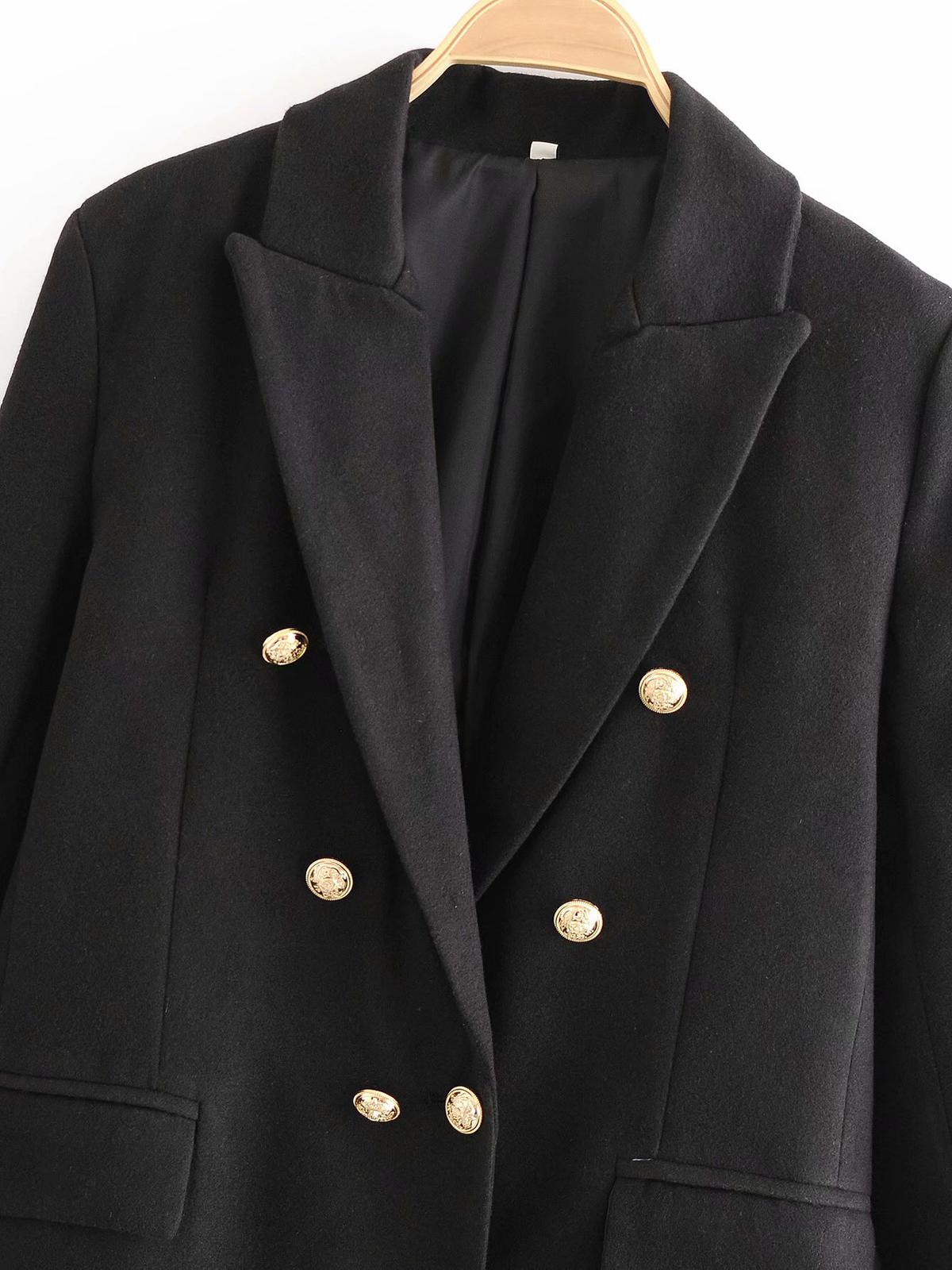 TRENCH COAT WITH METAL BUTTONS