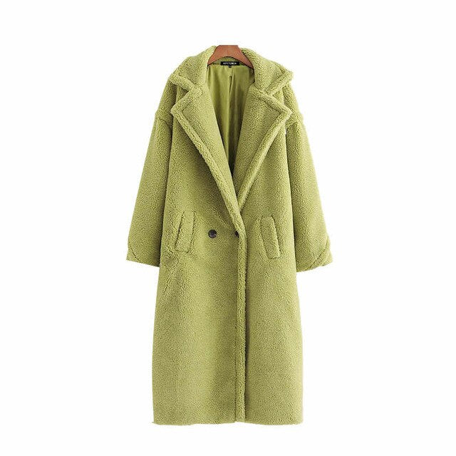LIMITED EDITION FAUX SHEARLING COAT