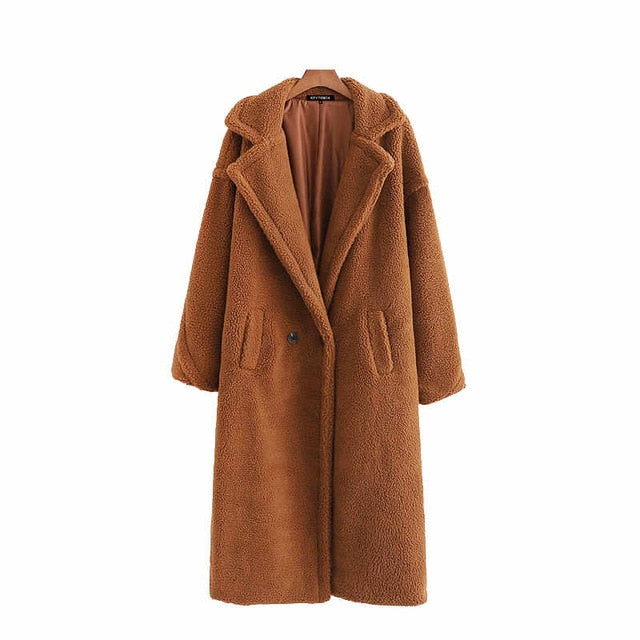 LIMITED EDITION FAUX SHEARLING COAT