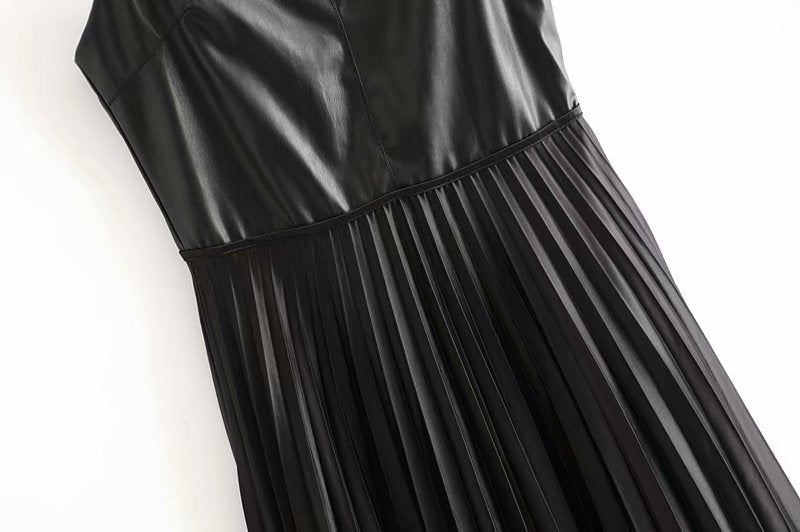 COMBINED PLEATED DRESS