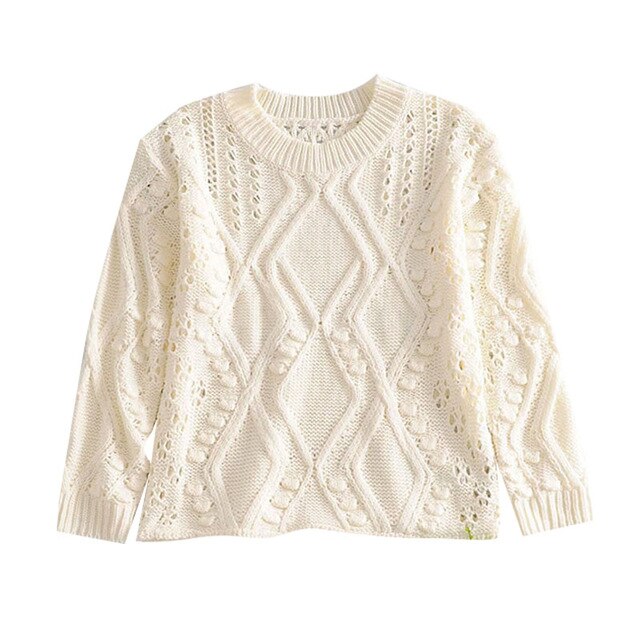 HOLLOW OUT KNITTED SWEATER