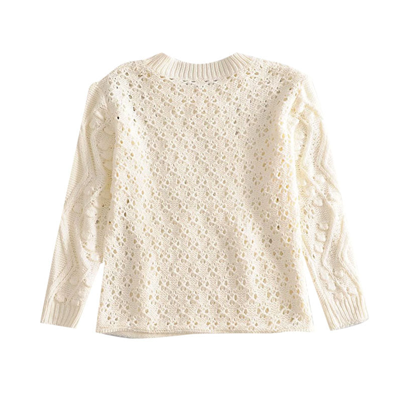 HOLLOW OUT KNITTED SWEATER