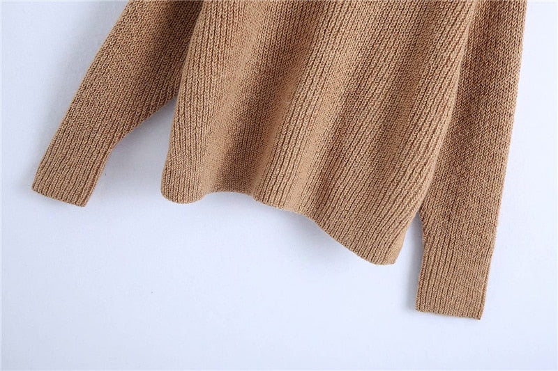 LOOSE KNITTED SWEATER