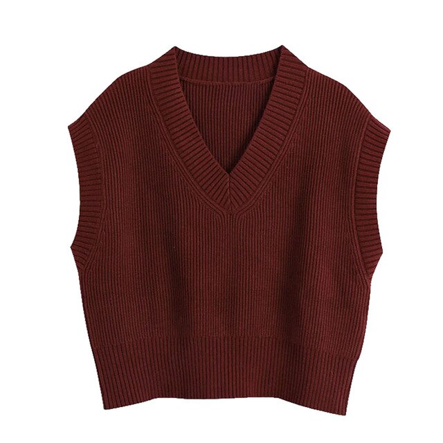 LOOSE KNITTED VEST