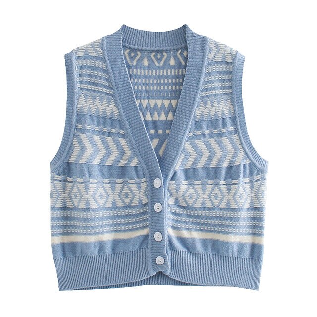 KNITTED SWEATER VEST