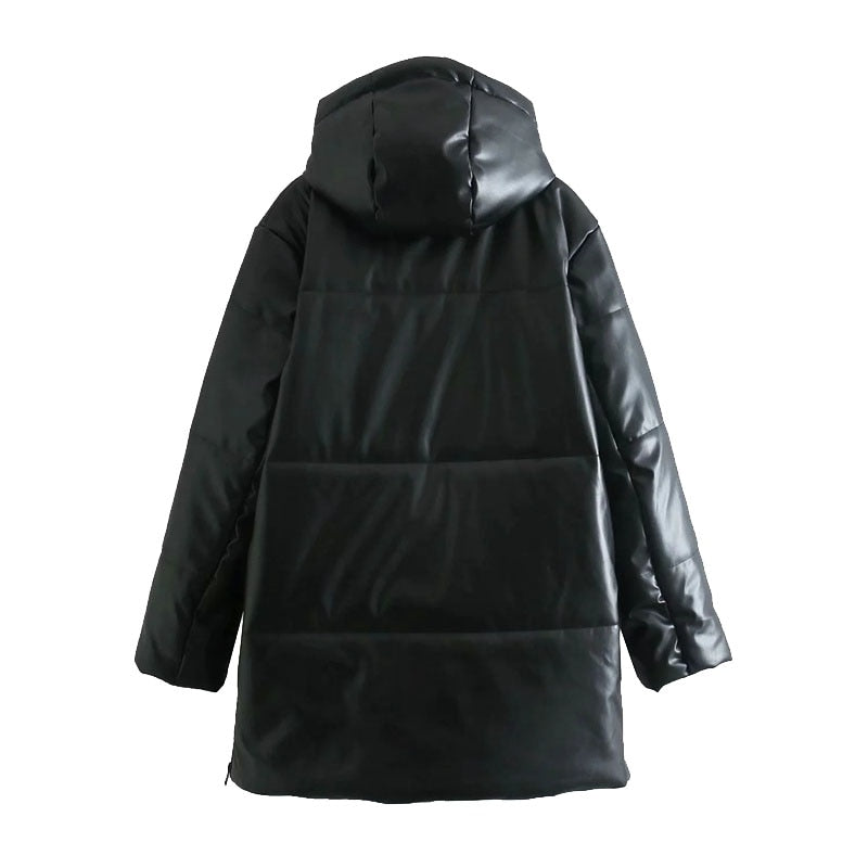 LEATHER PADDED PARKAS