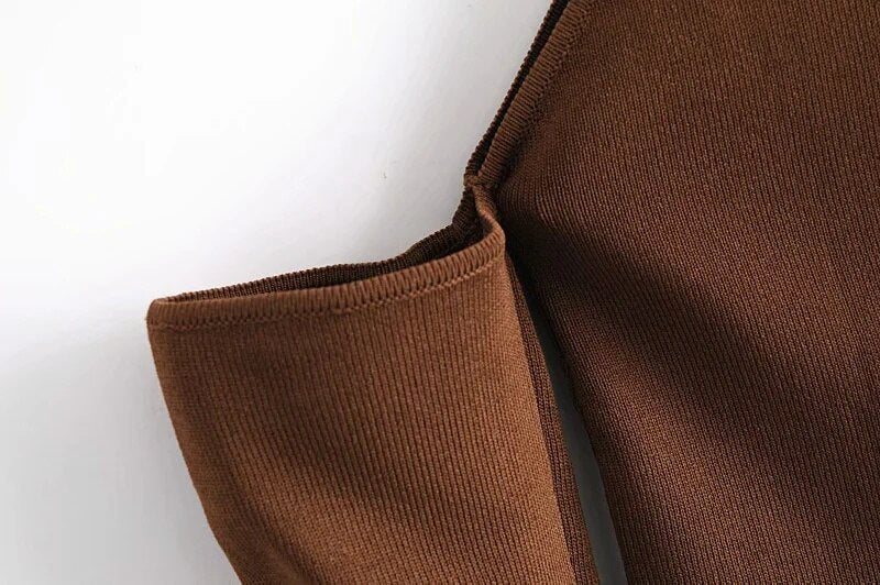 SWEATER WITH ASYMMETRIC NECK