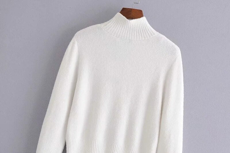 CROPPED KNITTED SWEATER