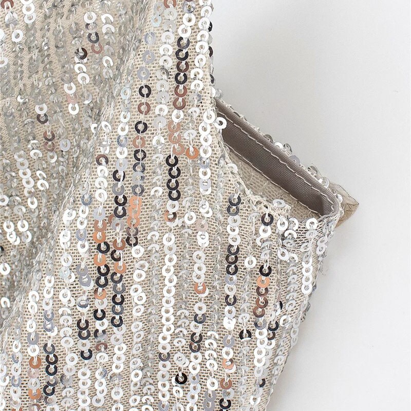 SEQUIN CROPPED TANK TOP