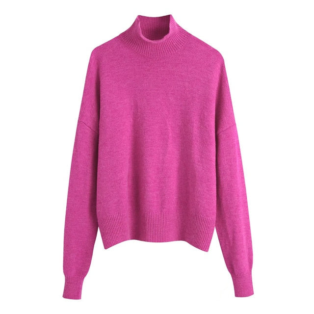 LOOSE SOFT TOUCH KNITTED SWEATER